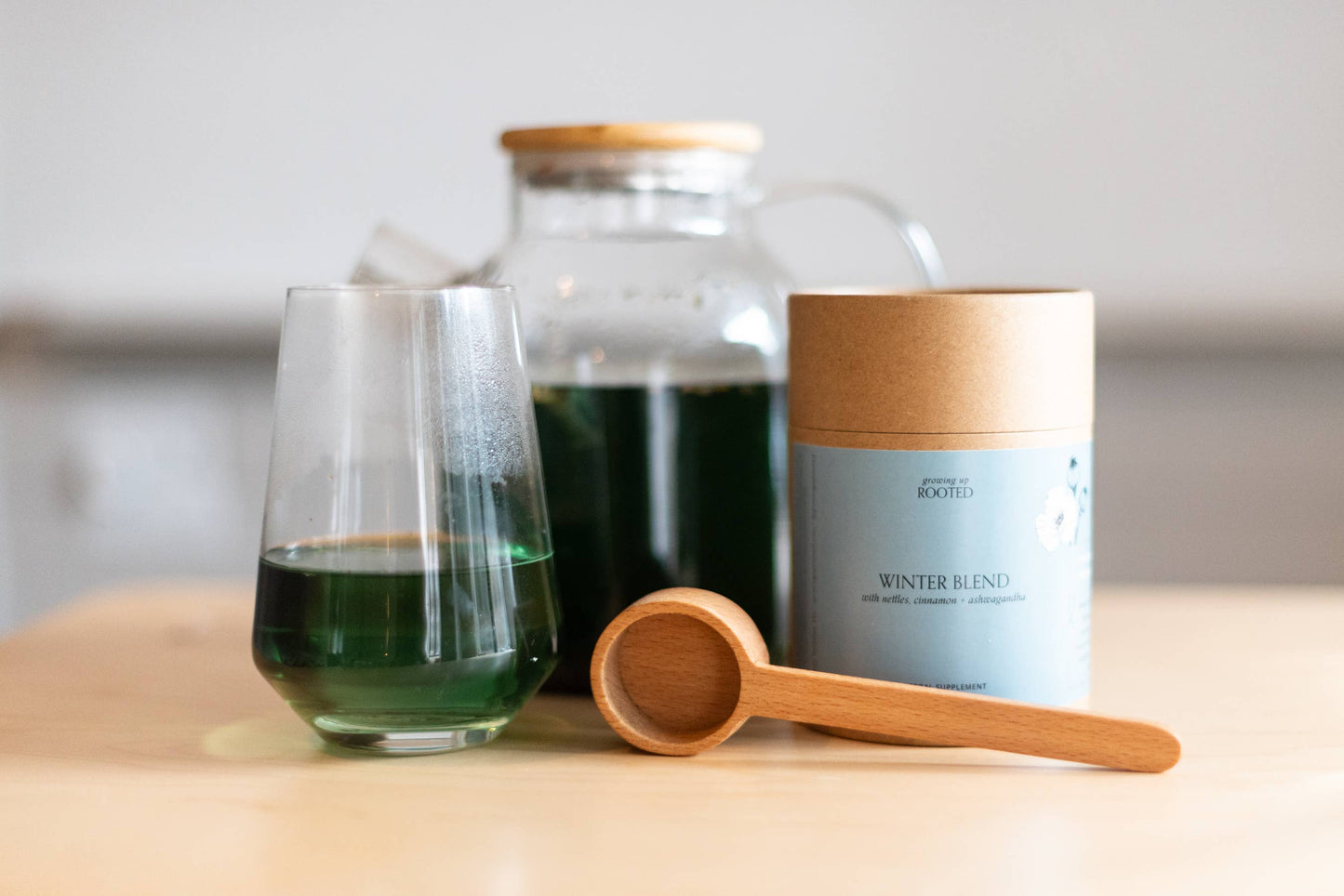 Wooden Tea Scoop | Loose Leaf Herbal Tea Measuring Spoon