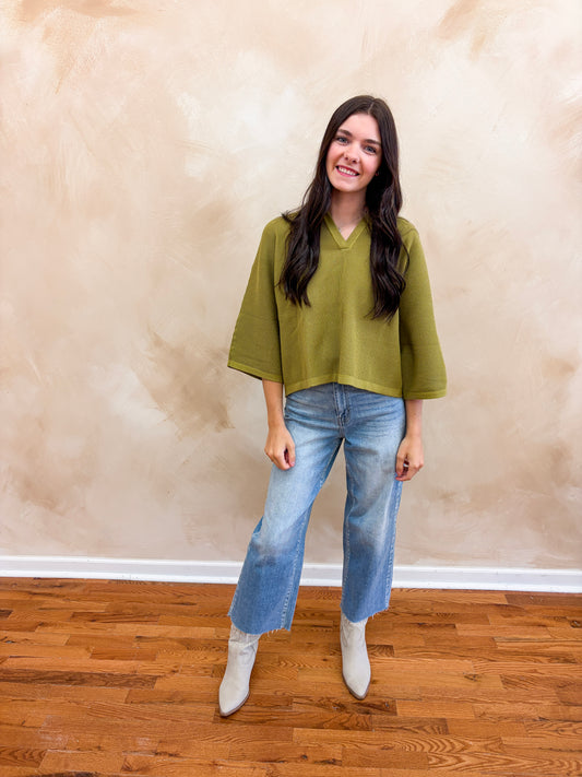 Wrenley Sweater | Olive