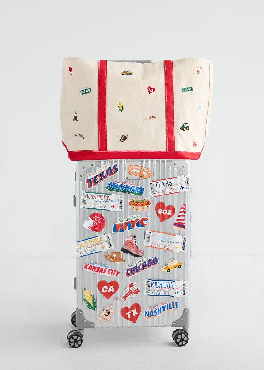 Nebraska Icons Tote | Large