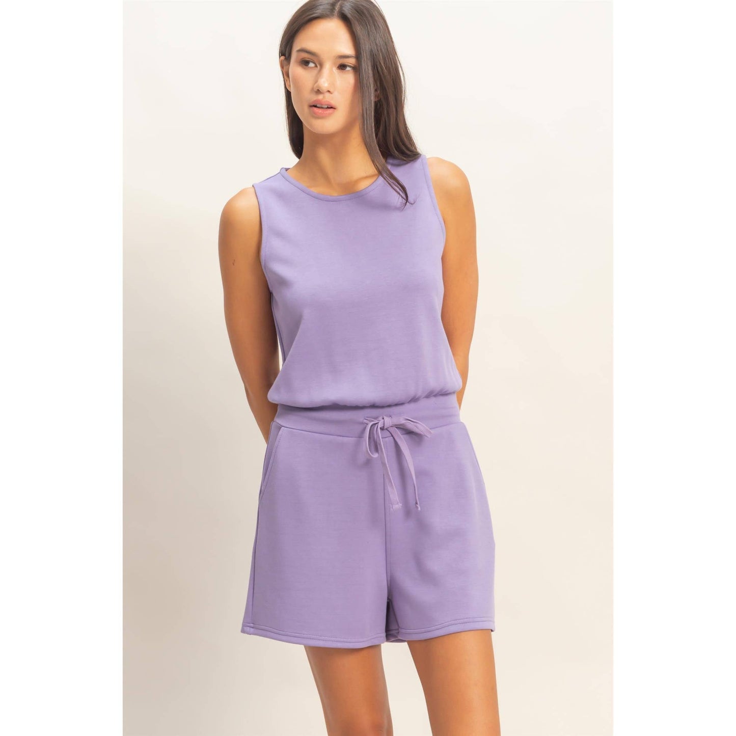 Jackie Romper | Lavender