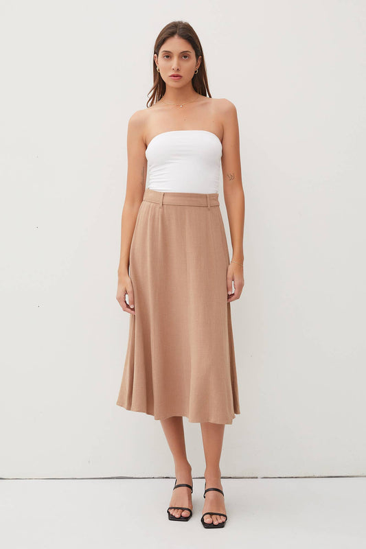 Margaret Linen Skirt