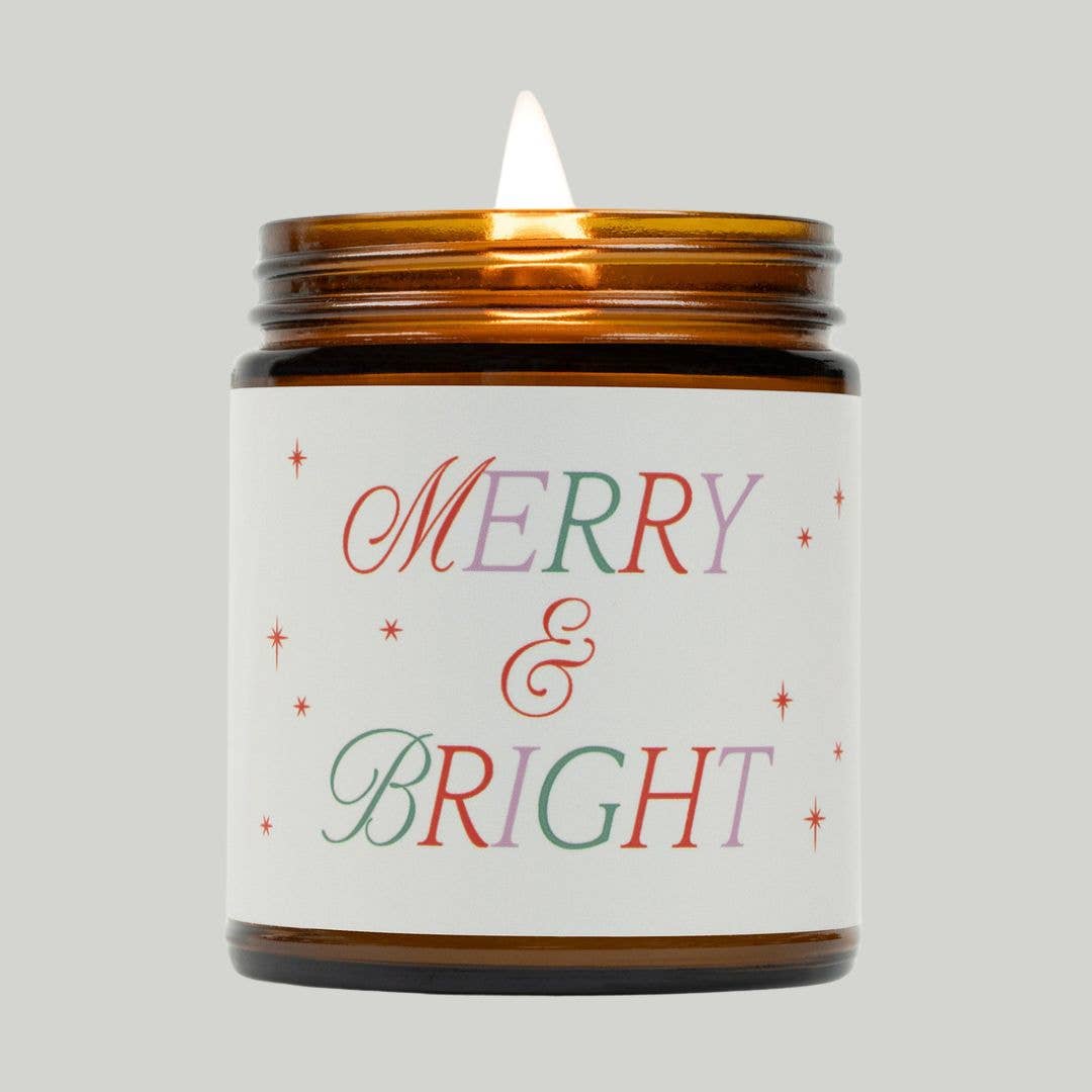Merry & Bright Beeswax & Essential Oil Celebrate Jar Candle