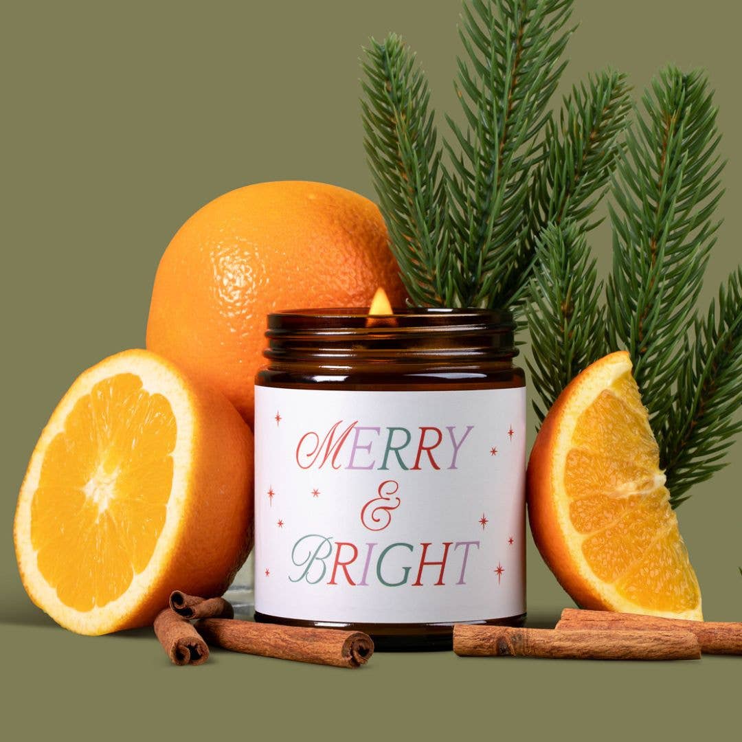 Merry & Bright Beeswax & Essential Oil Celebrate Jar Candle