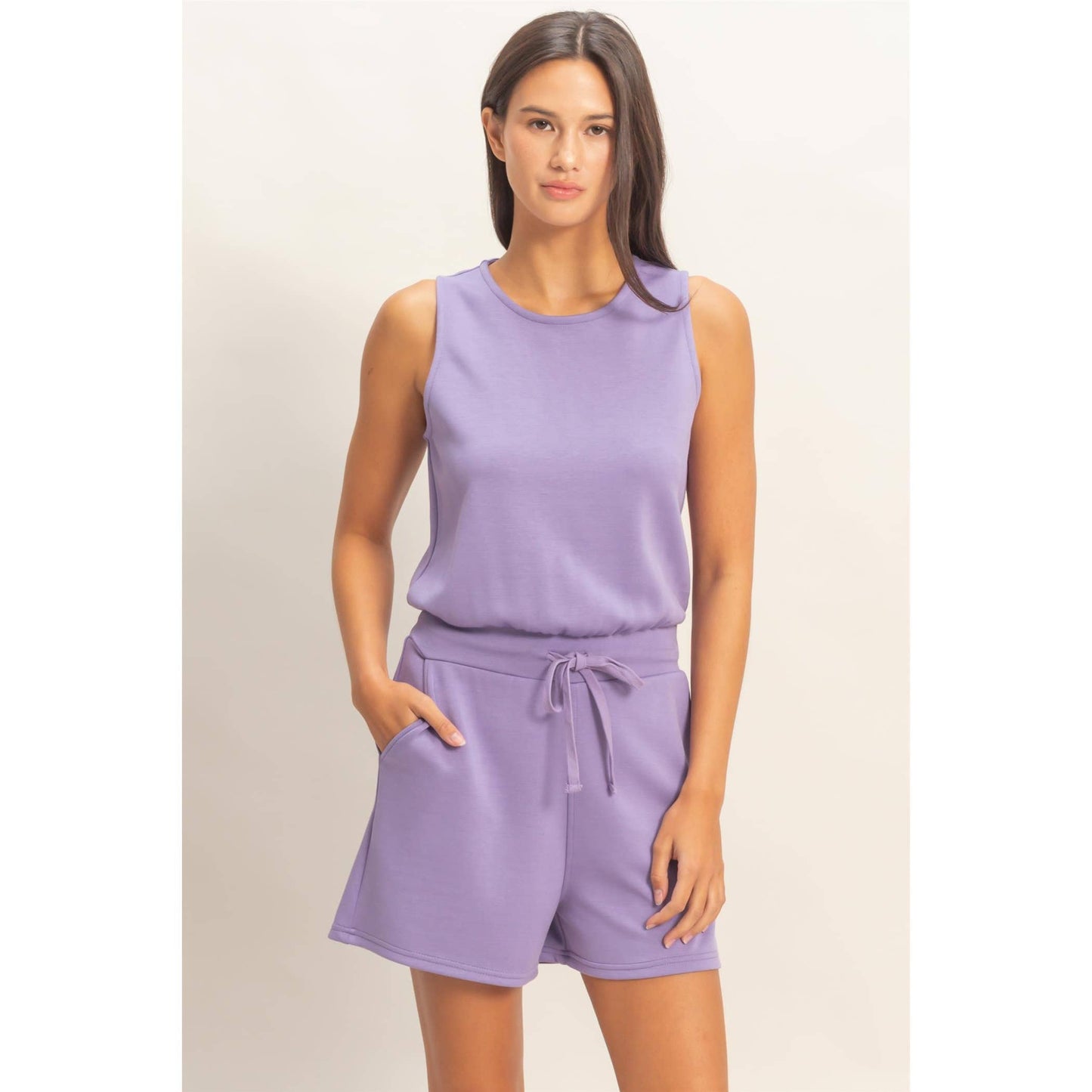Jackie Romper | Lavender