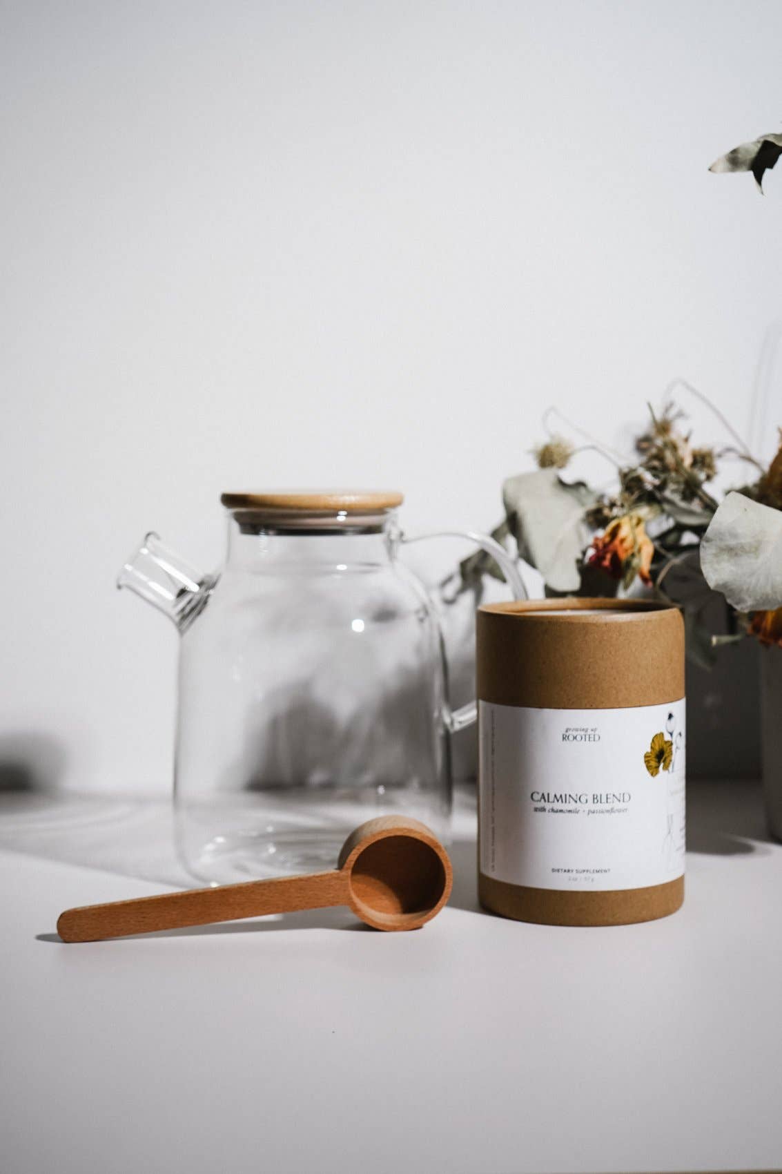 Wooden Tea Scoop | Loose Leaf Herbal Tea Measuring Spoon