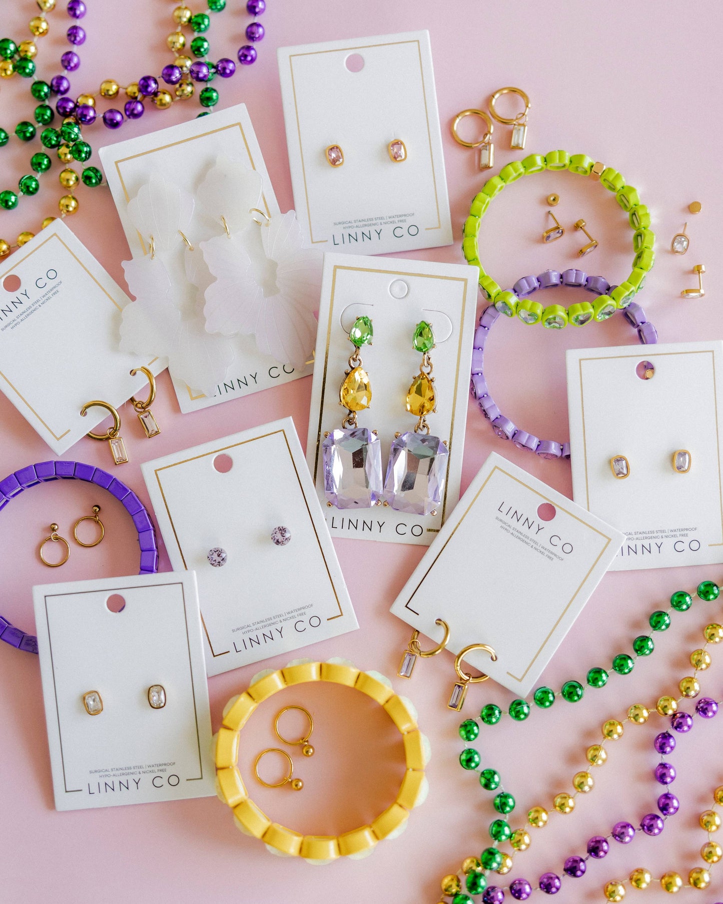 Screwback Stud Earrings - Kay Clear