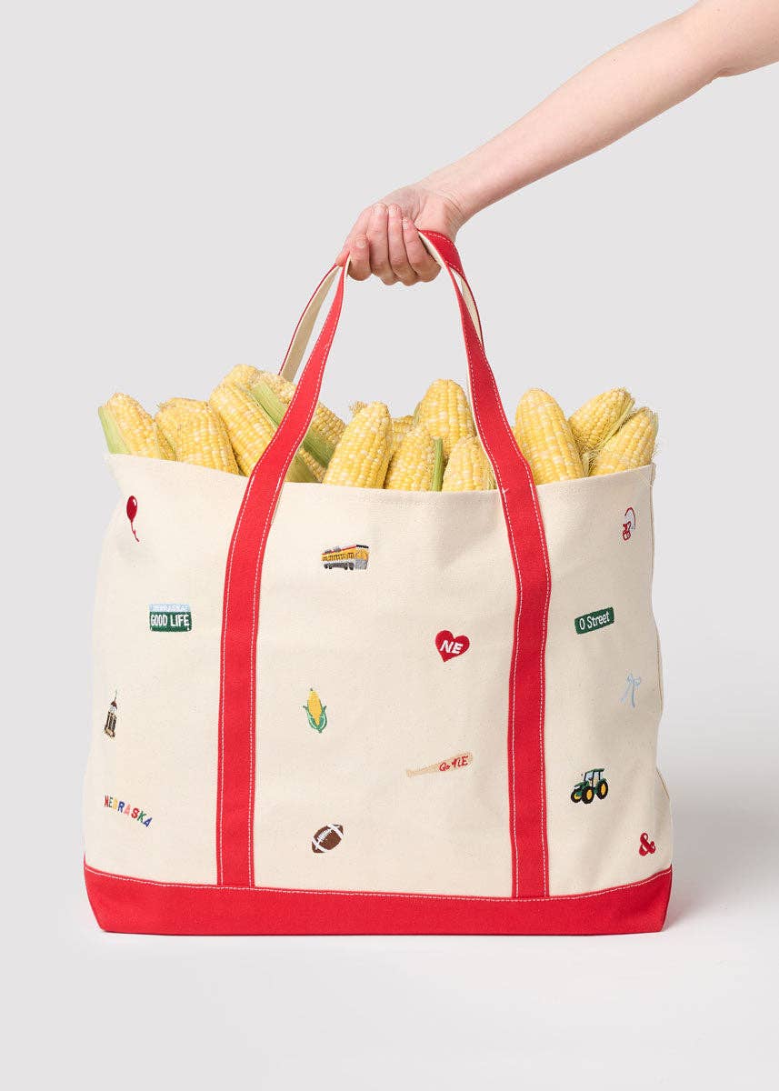 Nebraska Icons Tote | Large