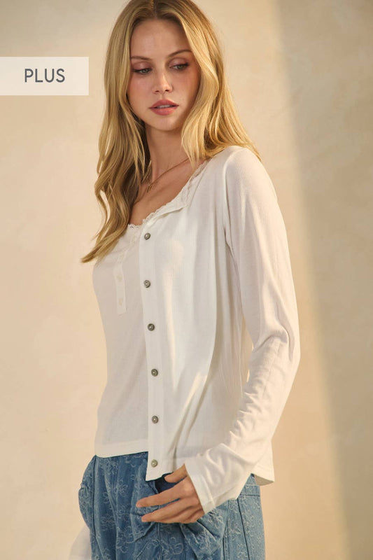 Lily Lightweight Cardigan | Plus