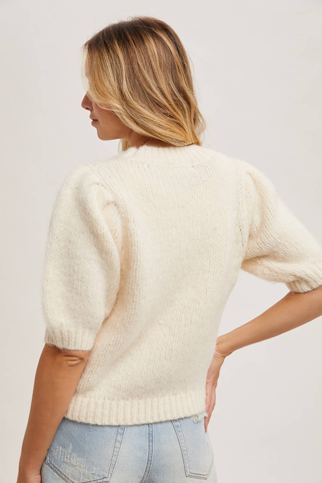 Aubrey Cream Sweater