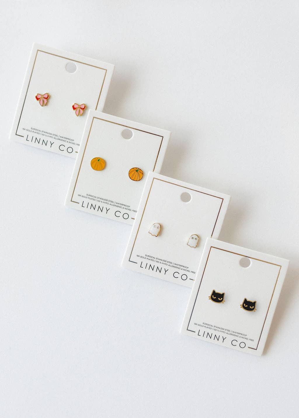 Screwback Stud Earrings - Knox Pumpkin