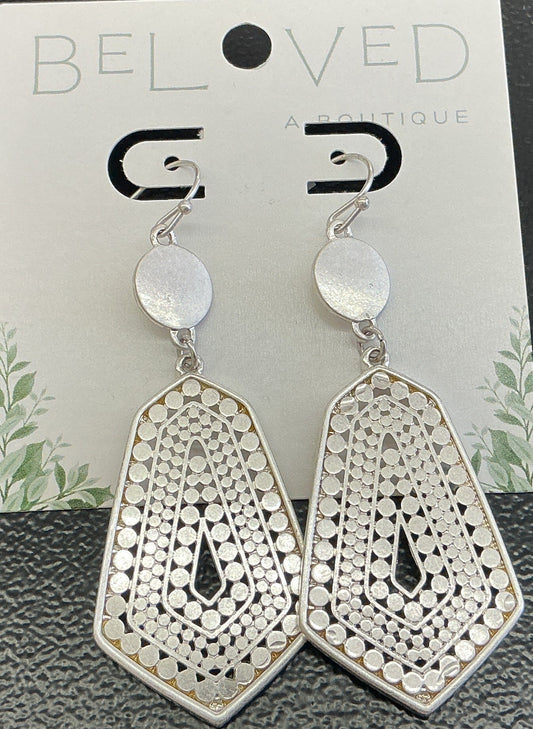 Silver Detailed Dangle
