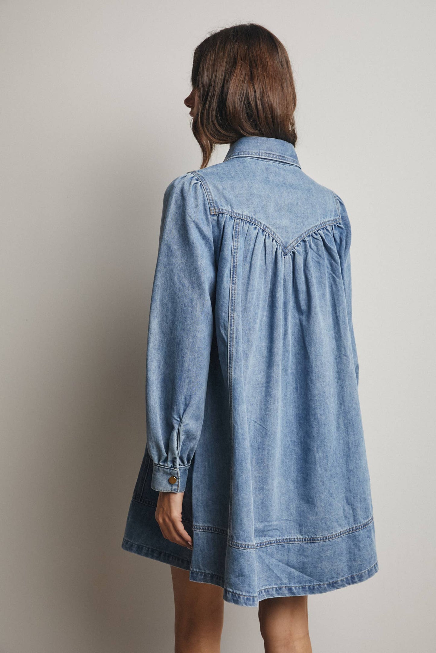 Freya Denim Dress | Medium Wash
