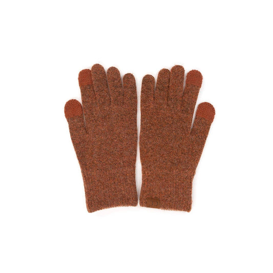 Women's Knit Gloves | Clay