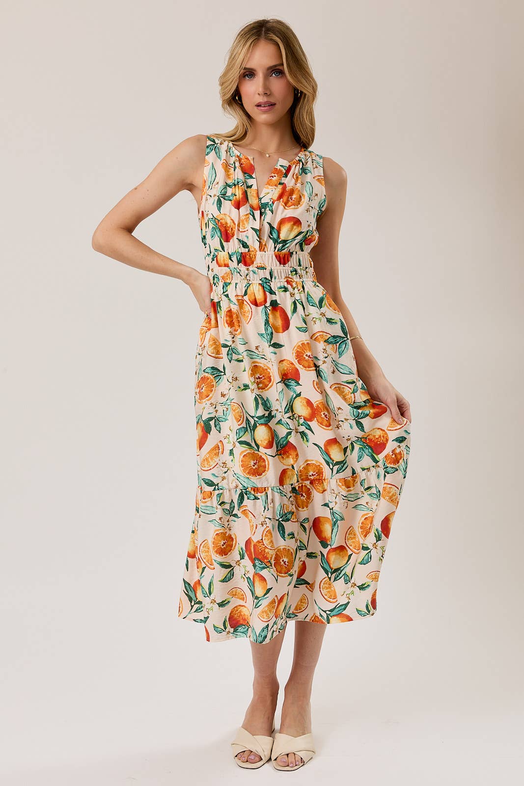Daphne Citrus Dress
