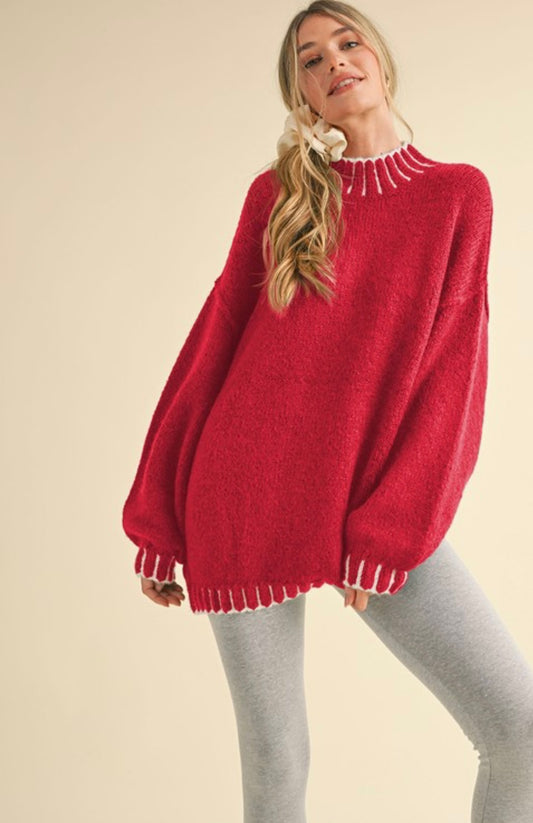 Holiday Red Sweater