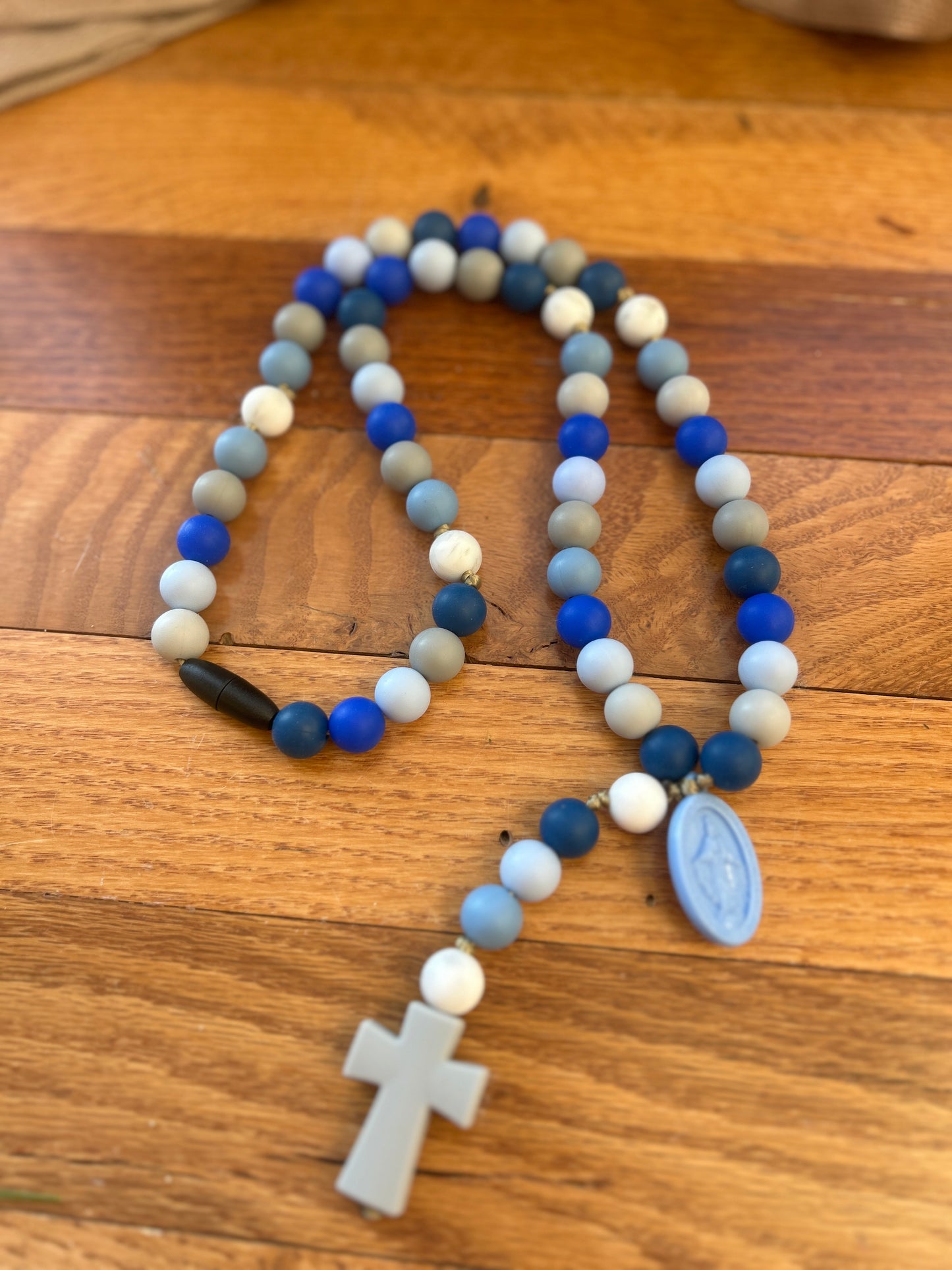 Baby Rosary | Mixed Blues