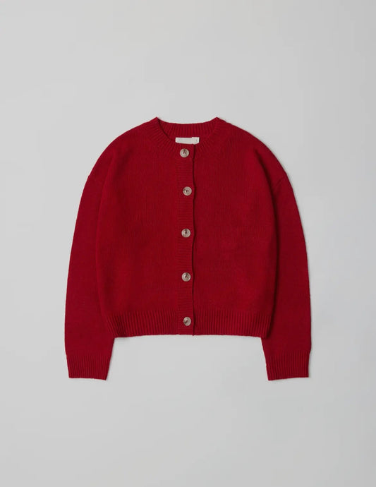 Basic Red Cardigan