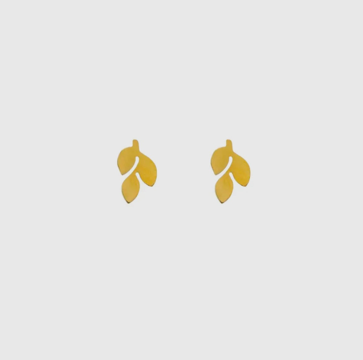 Olive Leaf Studs