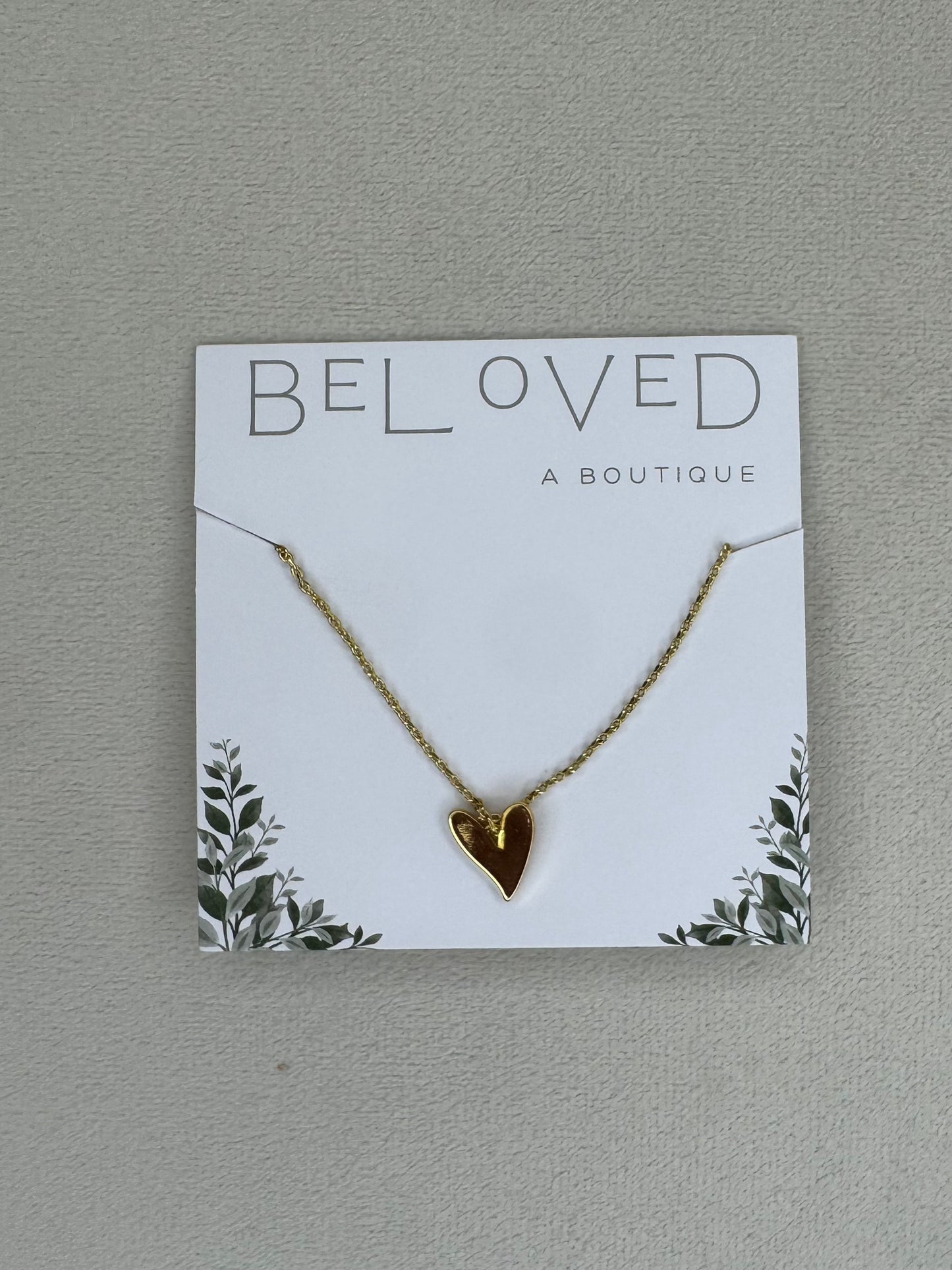 Gold Heart Necklace