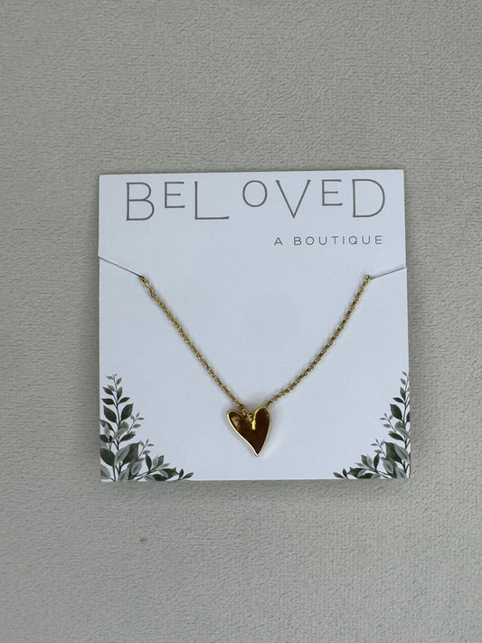 Gold Heart Necklace