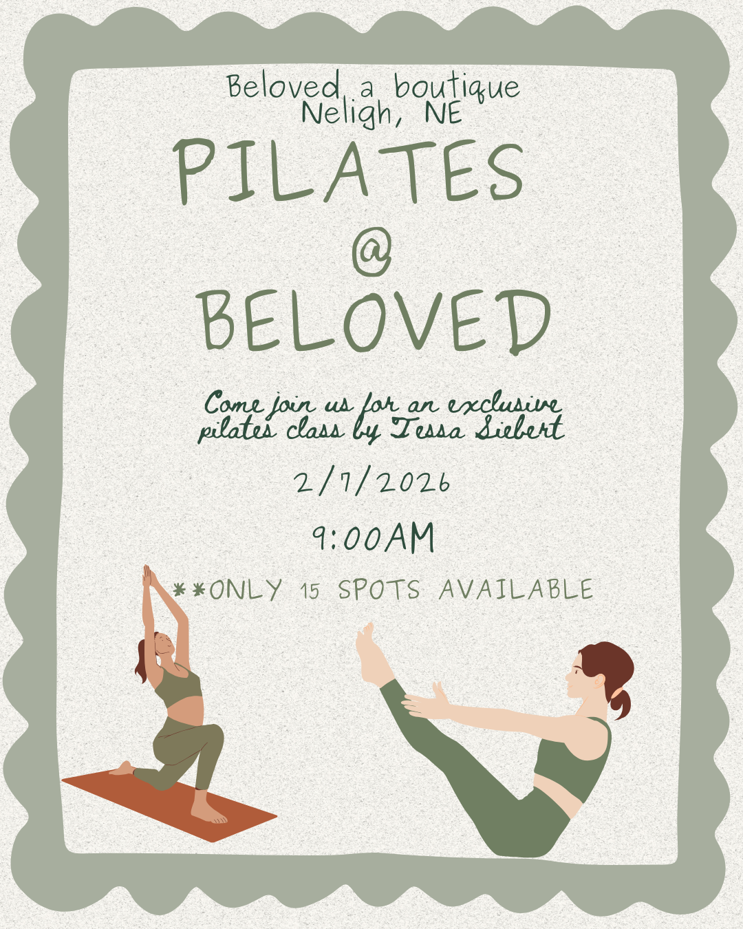 ✨Pilates Event Ticket✨