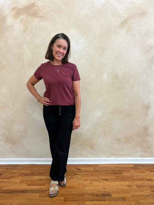 Beloved Basics Tee | Wine