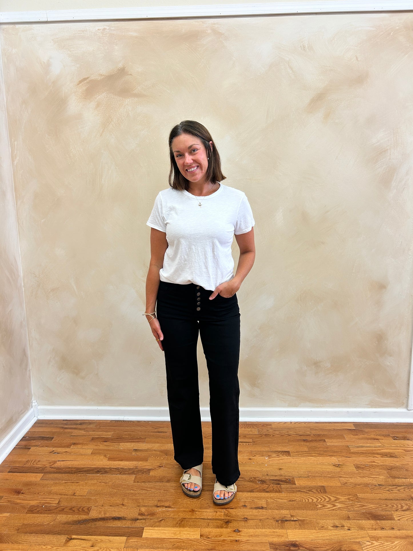 Button-up Denim | Black