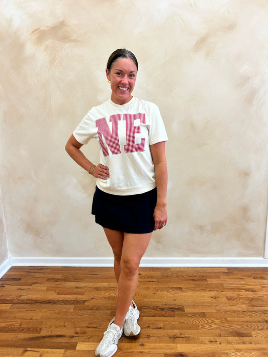 Gingham NE Tee