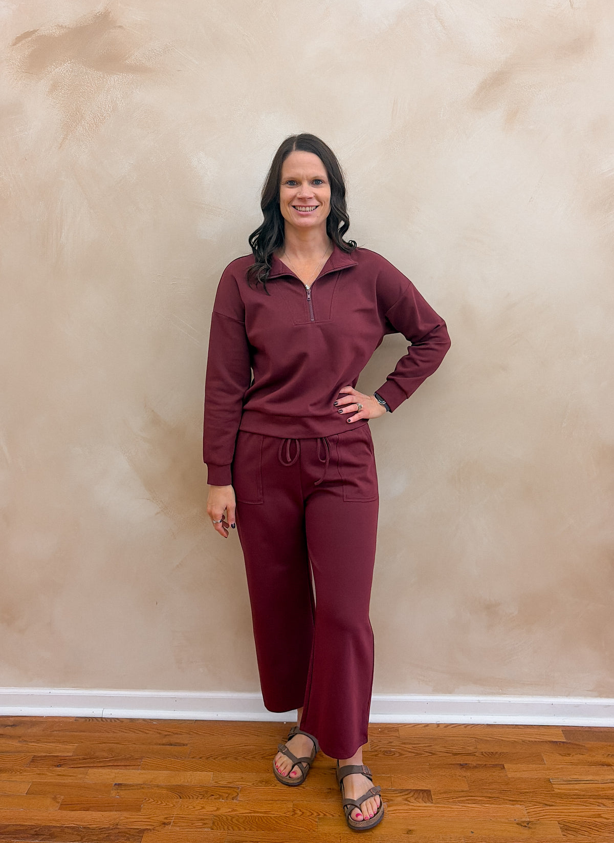 Brooklyn Pullover | Maroon