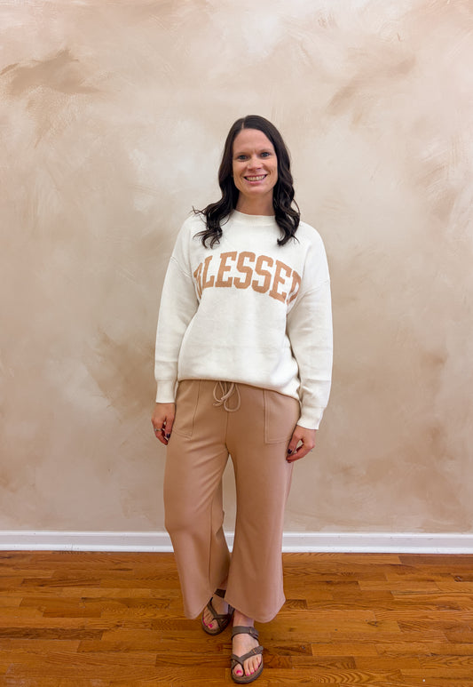 Blessed Oversized Knit Sweater