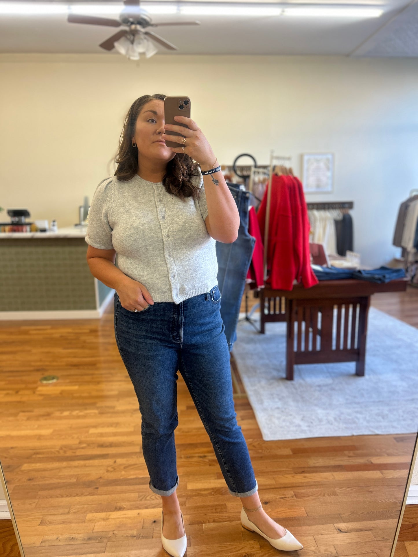 Megan Sweater | Heather Gray
