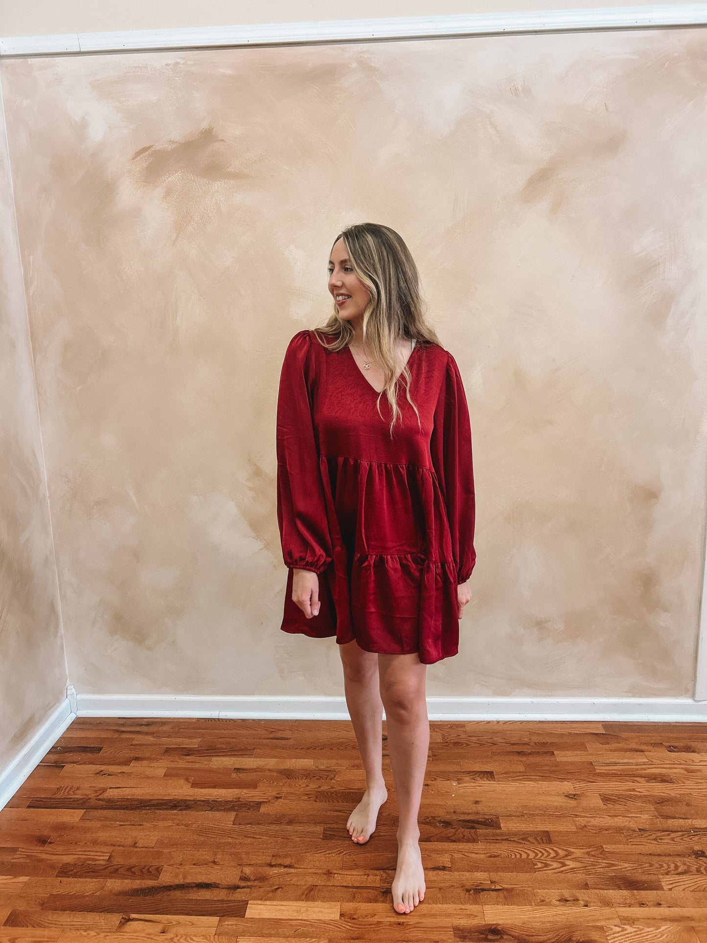 Cranberry Holiday Dress