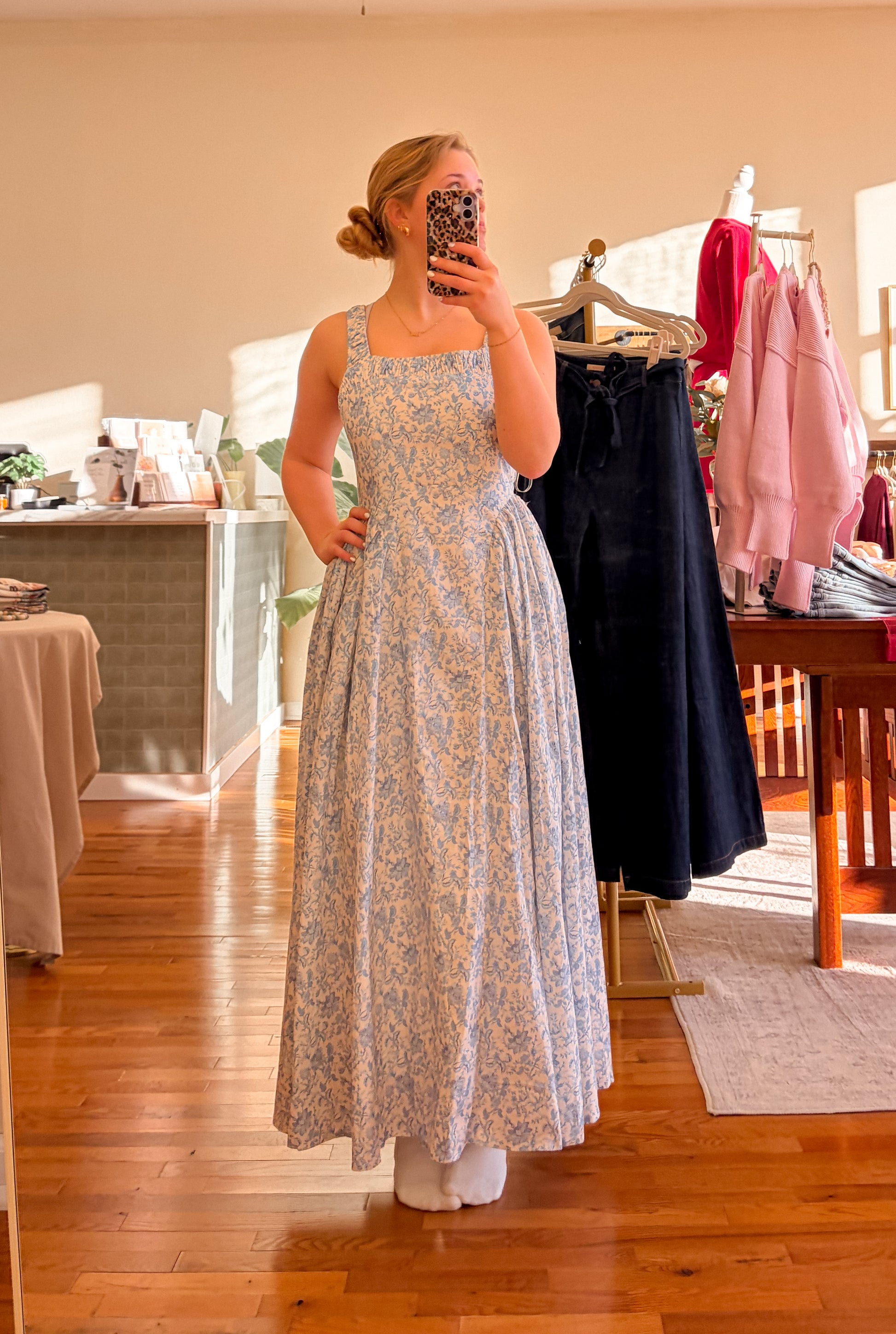 leopard print evening dress Ruffled Leopard-Print Long Prom Dress Style 89407