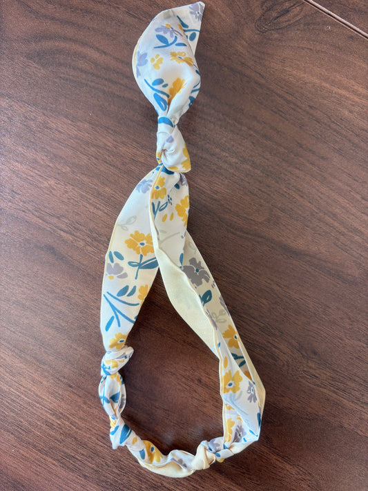 Yellow Floral Scarf