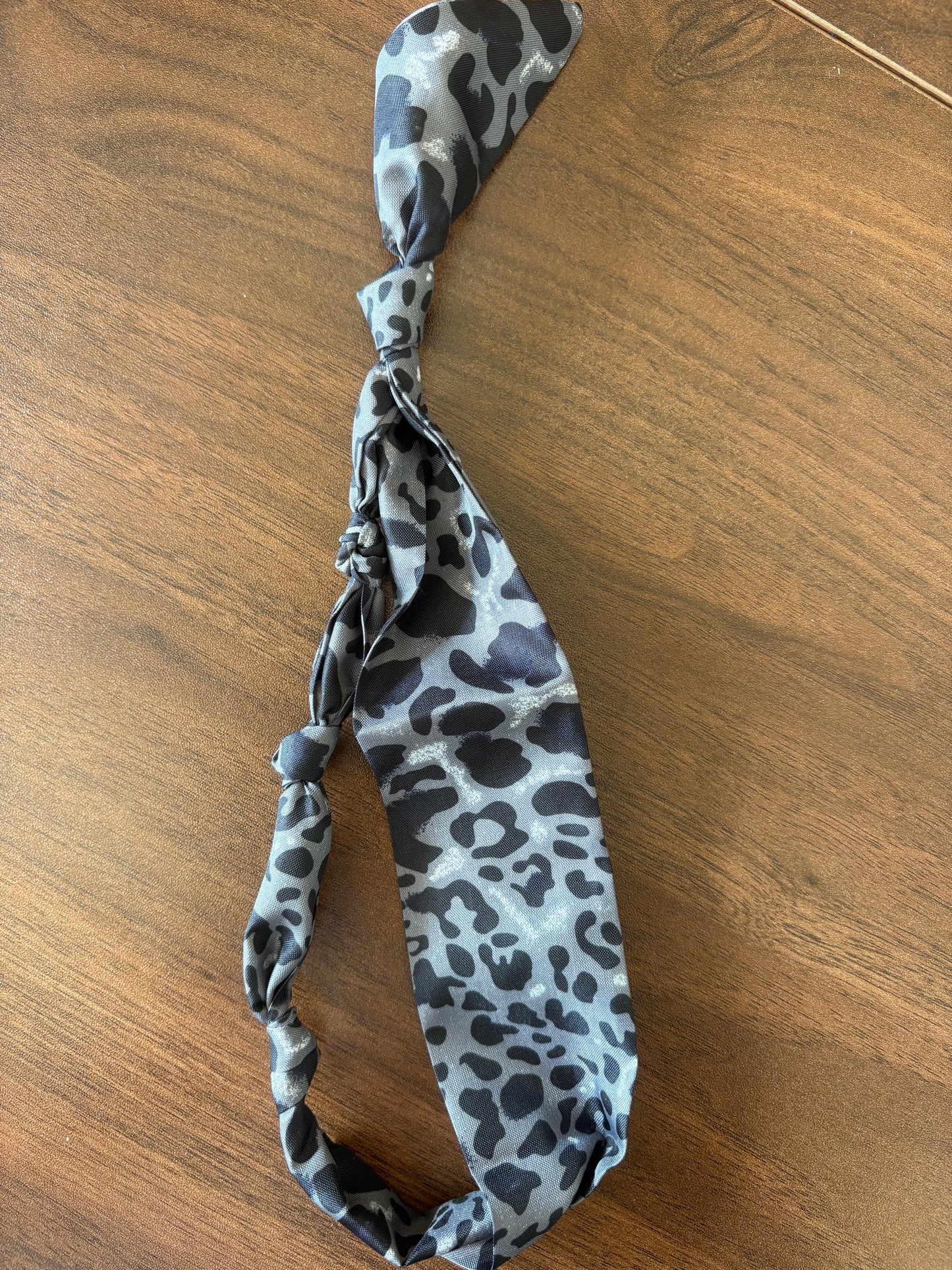 Black Cheetah Scarf
