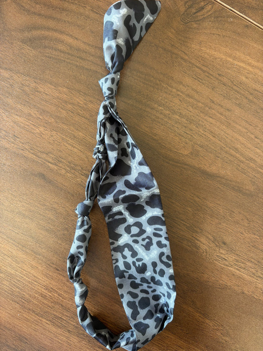 Black Cheetah Scarf
