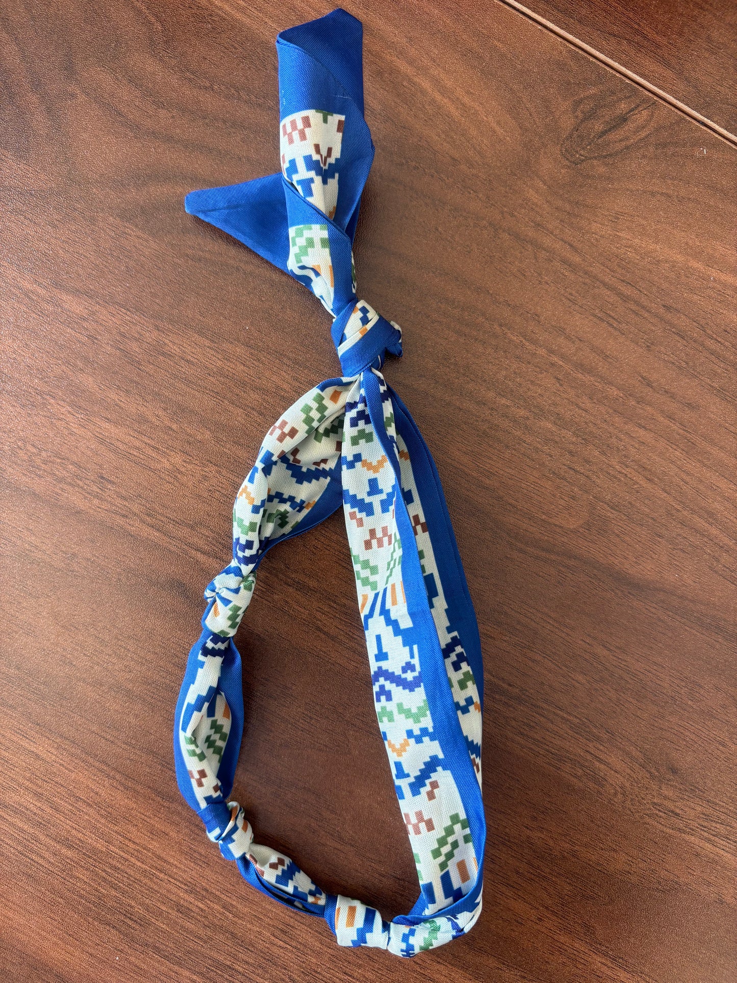 Crazy Blue Scarf