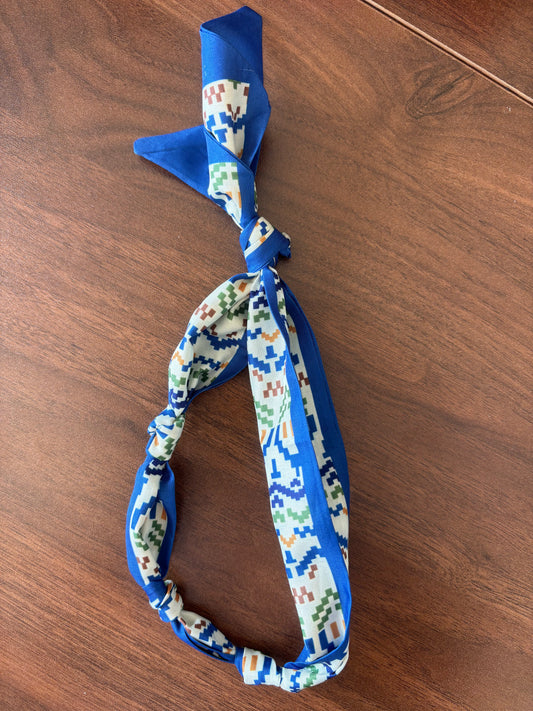 Crazy Blue Scarf