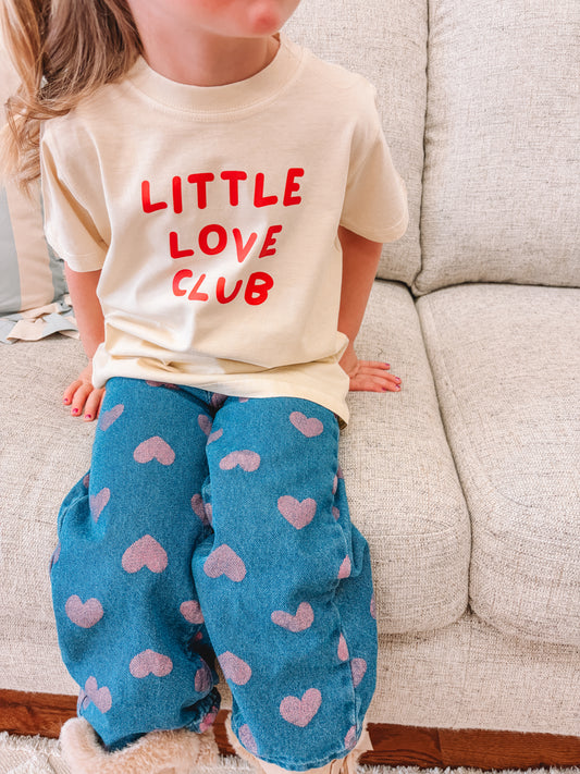 Little Love Club Tee | Eggshell
