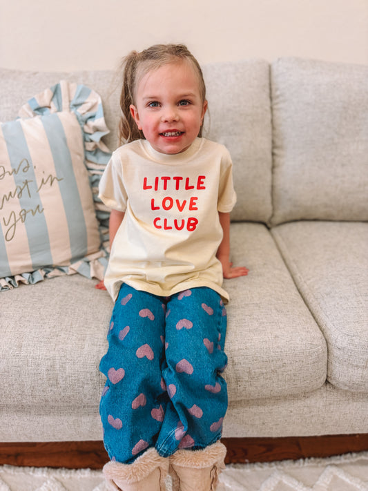 Little Love Club Tee | Eggshell