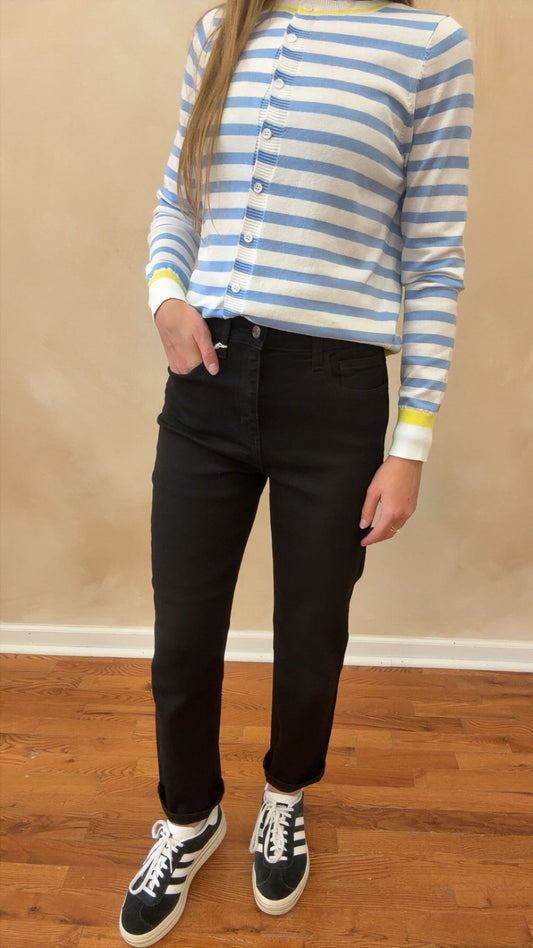 High Rise Straight | Black