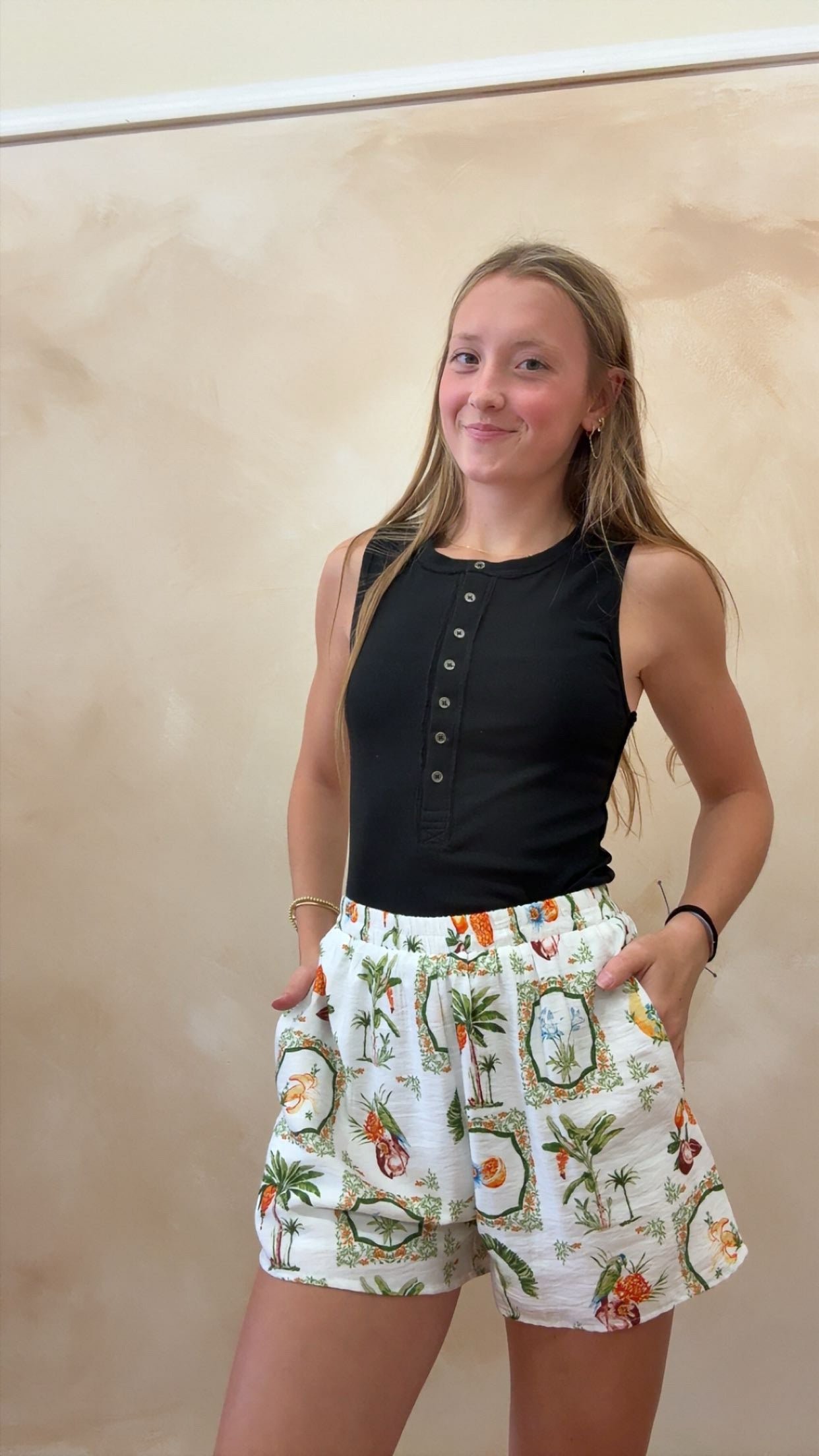 Tropical Lined Shorts