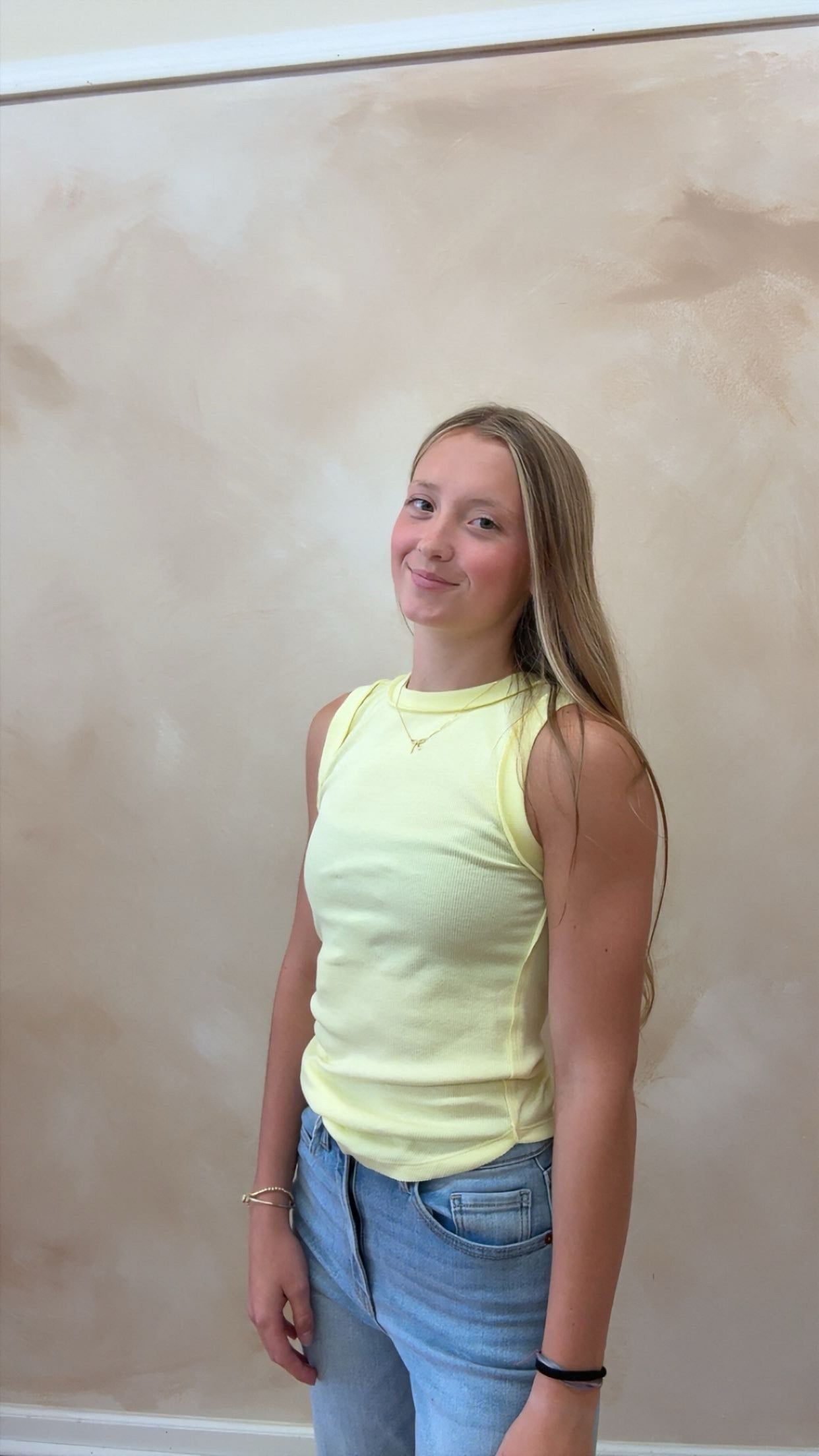 Evelyn Tank | Butter Yellow