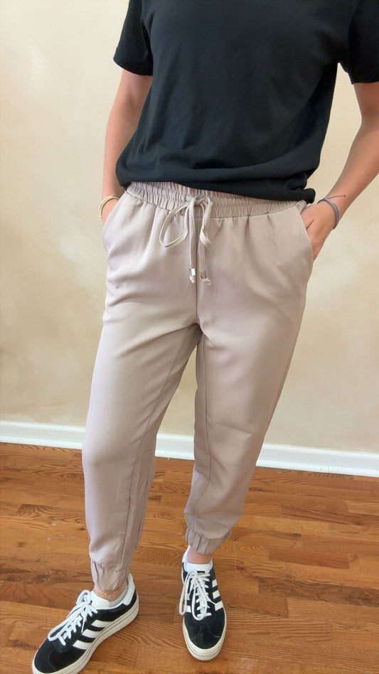 Talia Joggers | Tan