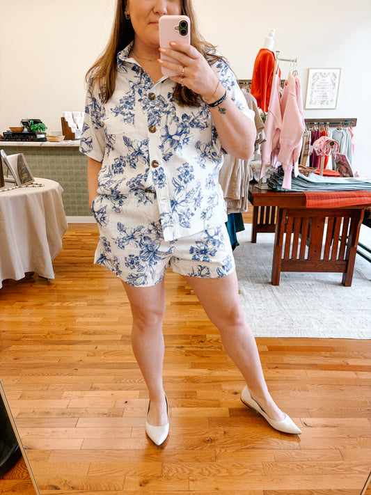 Lucia Floral Shorts