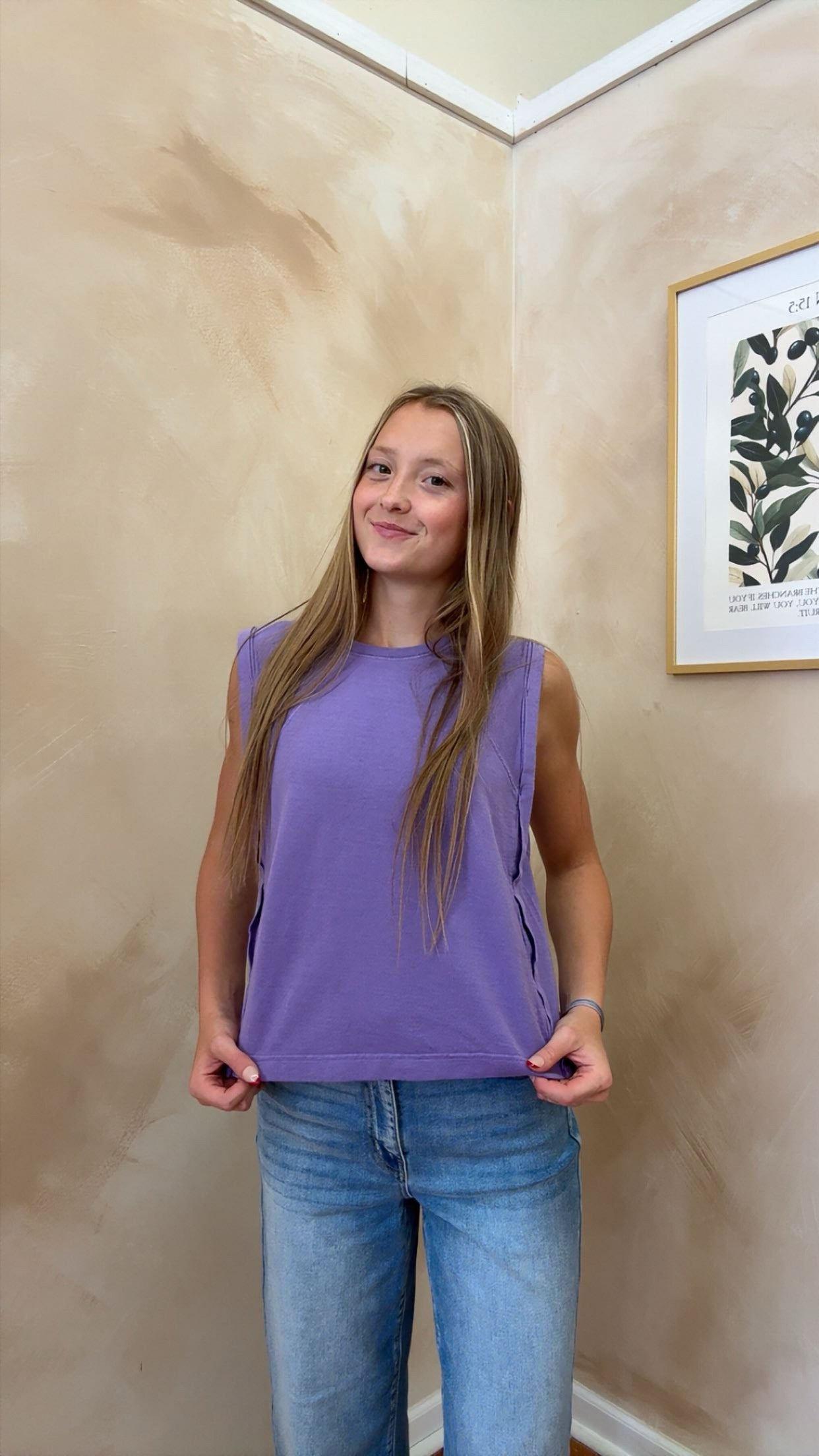 Tiff Tank | Lavender