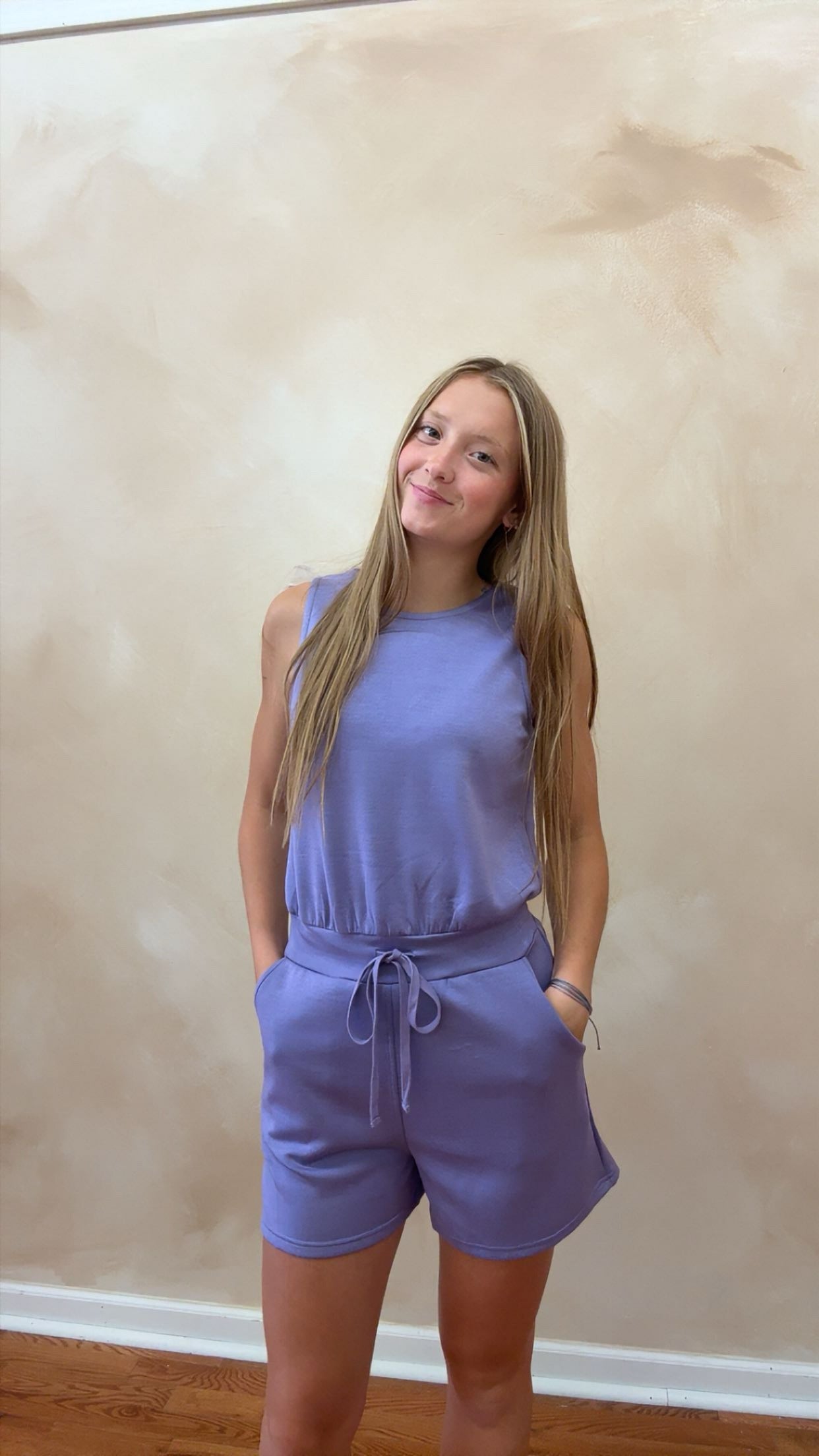 Jackie Romper | Lavender