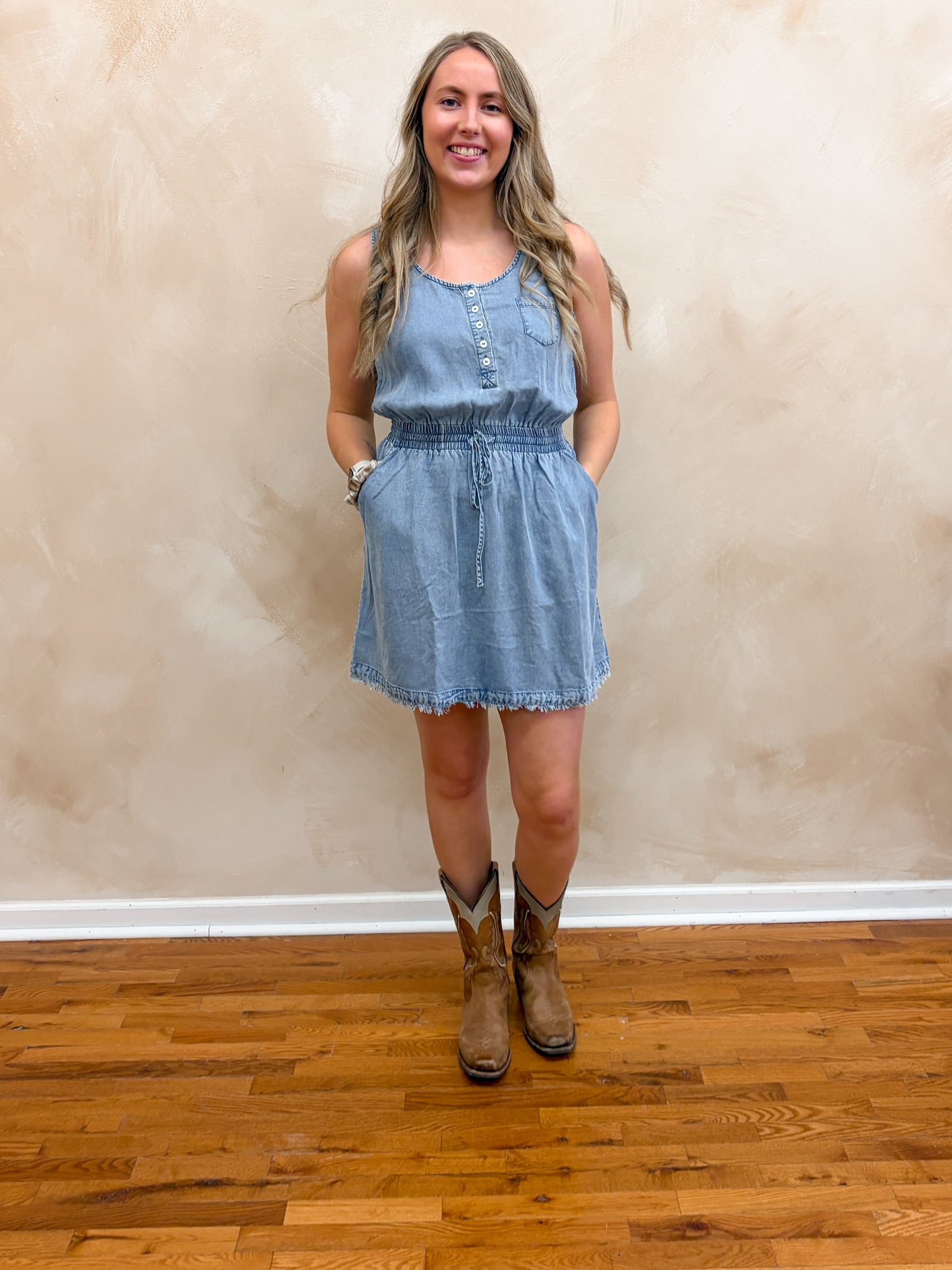 Chloe Denim Mini Dress