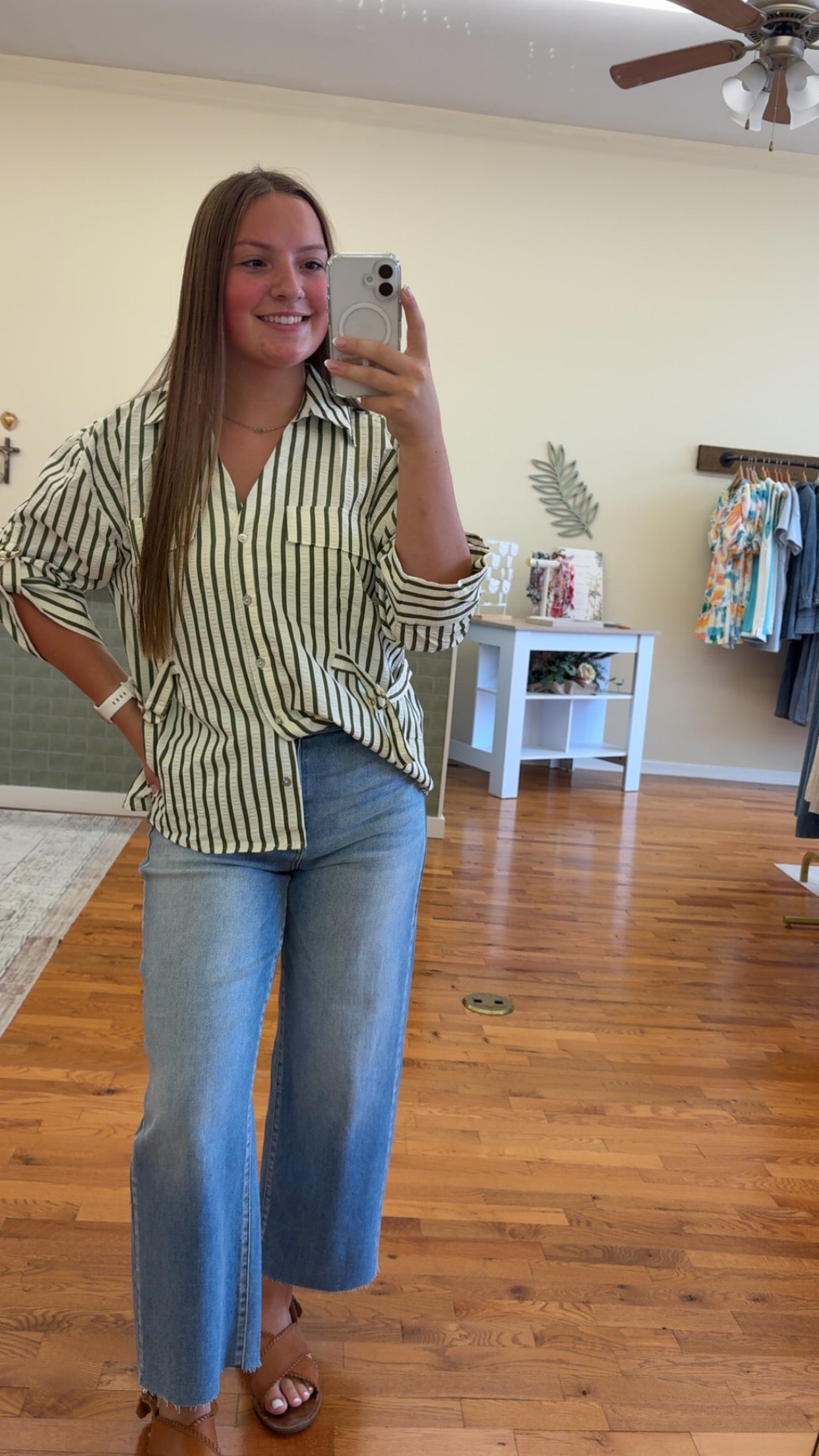 Caroline Blouse | Olive