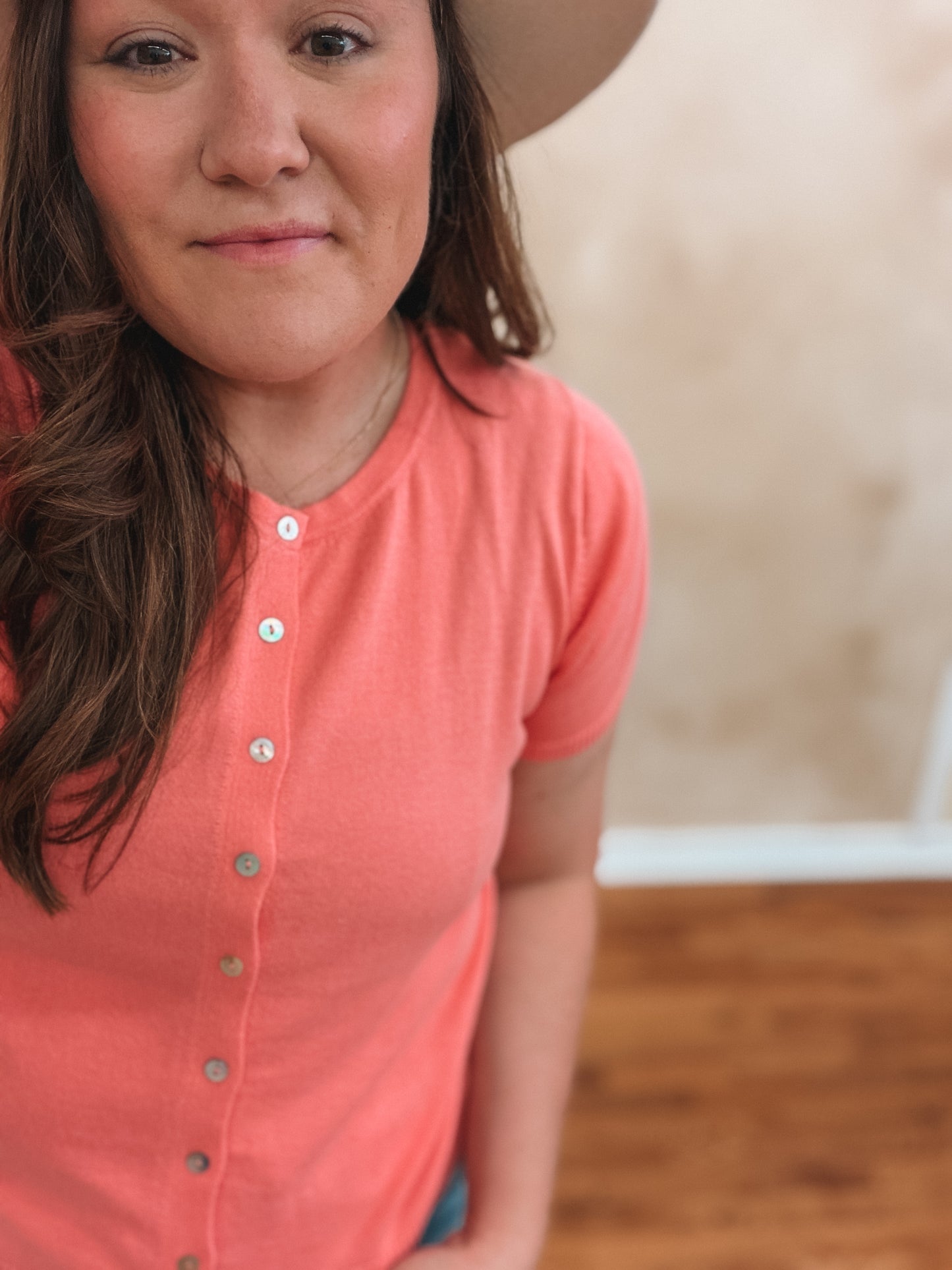 June Sweater Top | Melon